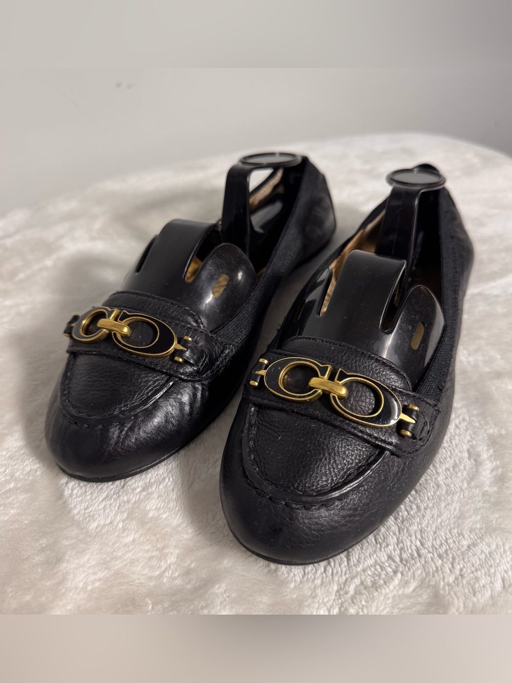 COACH Denise Black Ballet Flat Loafer